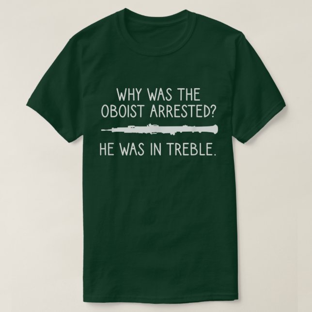 Funny Oboist Music Orchestra Sarcastic Oboe Player T Shirt (Design framsida)