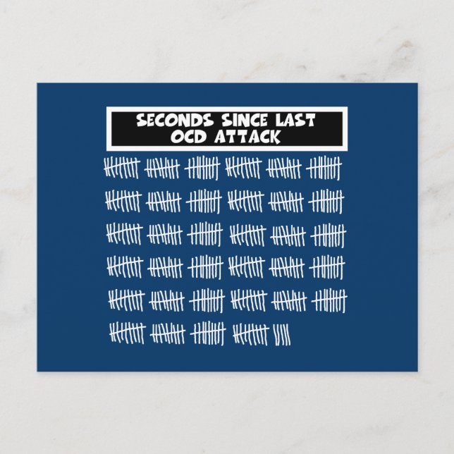 Funny OCD Vykort (Framsida)