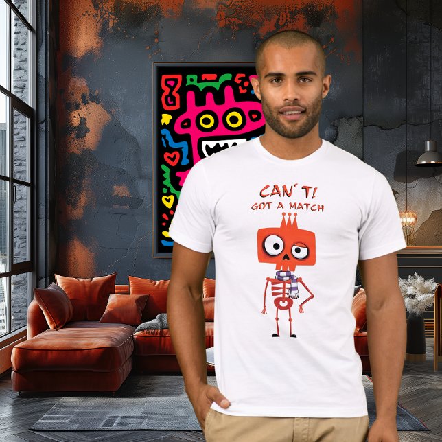 Funny Ocer Fläkt Skeleton | Kan inte. Har en Match T Shirt (Skapare uppladdad)