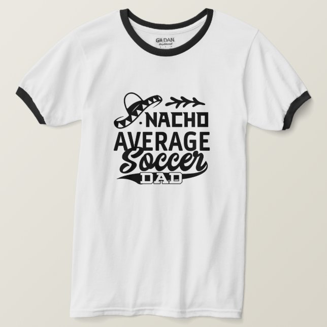 Funny Ocer Pappa T-Shirt Nacho Average Ocer Pappa (Design framsida)