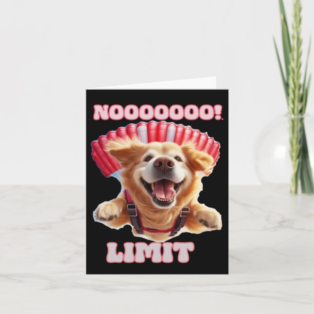 Funny och Coola Motiv Hund-etikett Kort (Framsida)