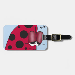 Funny och Euphoric Ladybug Bagagebricka