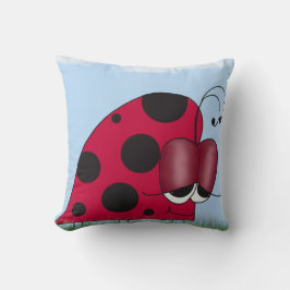 Funny och Euphoric Ladybug Kudde