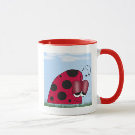 Funny och Euphoric Ladybug Mugg