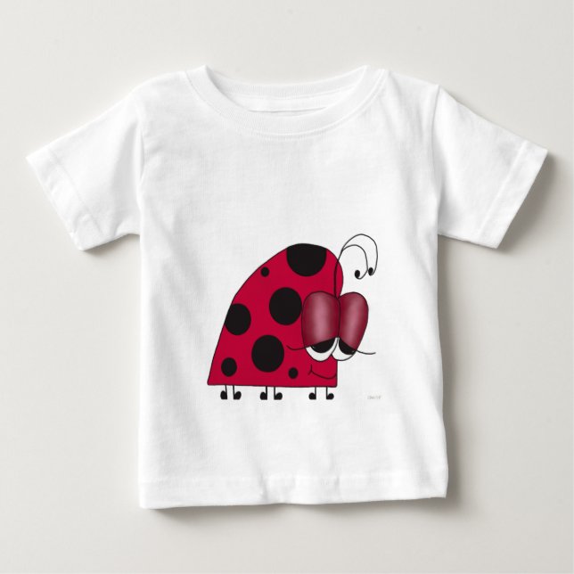 Funny och Euphoric Ladybug T-shirt (Framsida)