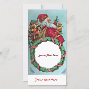 FUNNY OCH HUMOROUS JULTOMTEN VINTAGE KRONA JULKORT