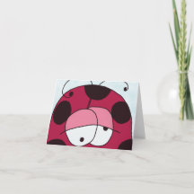 Funny och Knubbig Ladybug
