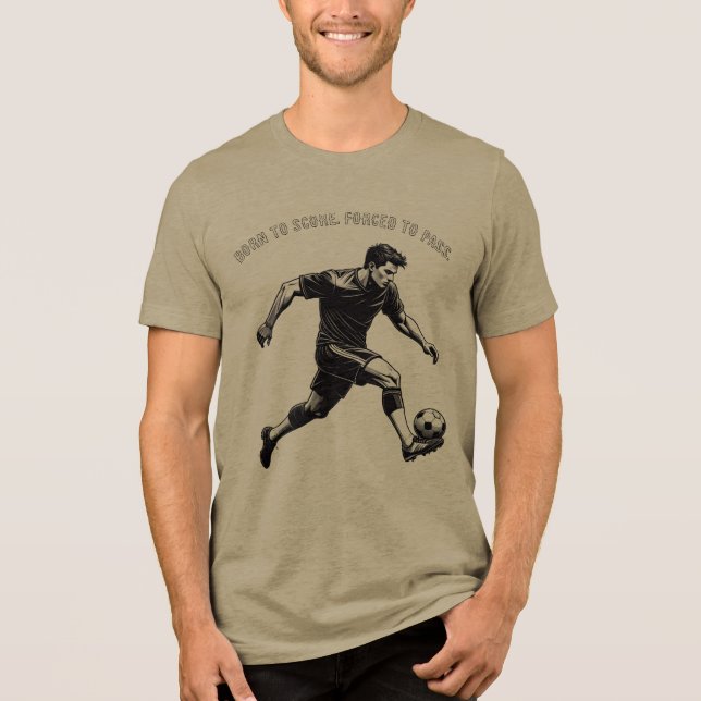 Funny och Motiverande fotboll T-Shirt (Framsida)