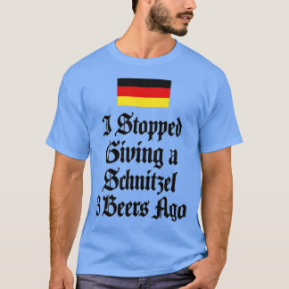 Funny Octoberfest Schnitzel German Beer Drinking T Shirt