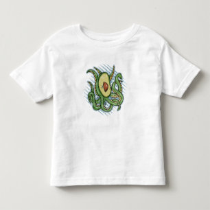 Funny Octopus Avocado T Shirt
