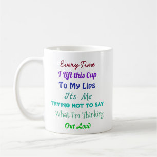 Funny offert Behåll min munkäke Sarcasm Kaffemugg