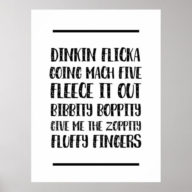 Funny Office-offerter Dinkin Flicka Poster (Framsidan)