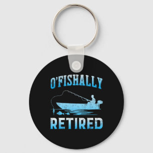 Funny O'Fishally Reless Gift for Redragen Fishing Nyckelring
