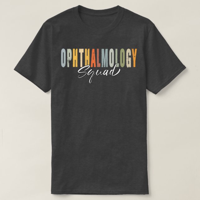 Funny oftalmologi Oftalmology Squad Coola T Shirt (Design framsida)