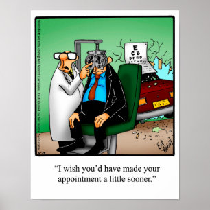 Funny Öga Exam Poster Gift