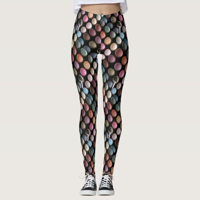 Funny Öga Shadow Leggings (Framsida)