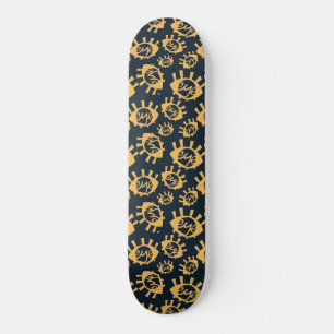 Funny Ögon Mönster Skateboard