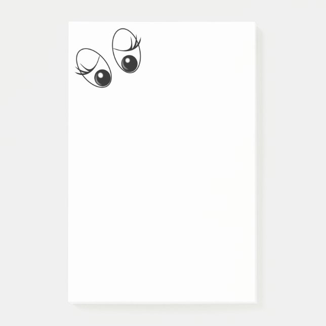 Funny Ögon Post-it® Notes Post-it Block (Framsida)