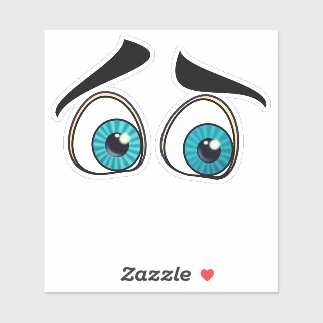 Funny Ögon Sticker Klistermärken (Ark)