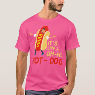 Funny Oh Hett Hund Costume Hotdogolist-gåva T Shirt