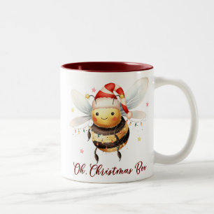 Funny Oh jul Bee Två-Tonad Mugg