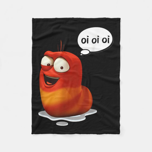 Funny Oi Oi Oi Red Mask Sarcastic Meme Fleecefilt (Framsidan)