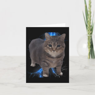 Funny Oiia Oiia Spinning Cat Meme Cat Brainrot Kort