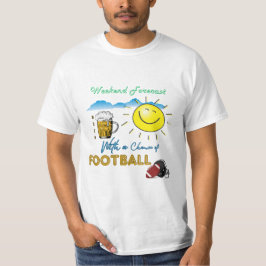 FUNNY! Öl- och fotboll - Helg-prognos för TShirt T Shirt