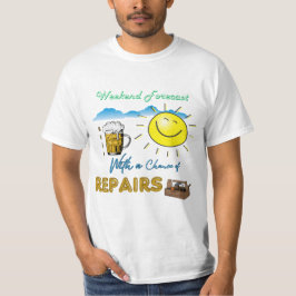 FUNNY! Öl och reparationer - prognos T-Shirt för H