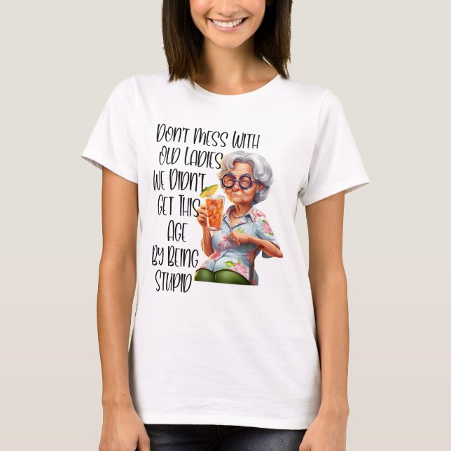 Funny Old Dam T Shirt (Framsida)