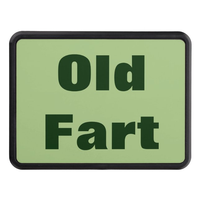 Funny Old Fart Hitch Cover Gift Skydd För Dragkrok (Framsidan)