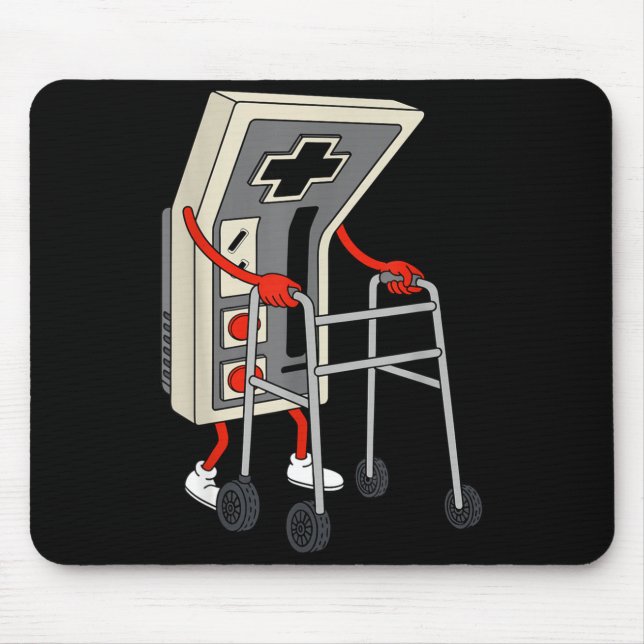 Funny Old Gamer Gaming Retro 80s 90s Video Game Ol Musmatta (Framsidan)