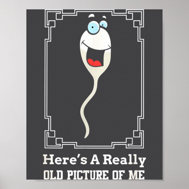 Funny Old Man Birthday Gag For Men Over 60  Poster (Framsidan)