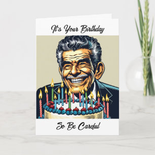 Funny Old Man Birthday Humor Kort