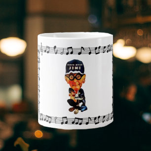 Funny Old Man Guitar Mugg Jumbo Mugg