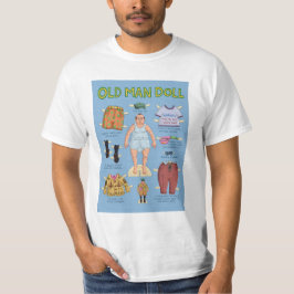 Funny Old Man Papper Doll T Shirt