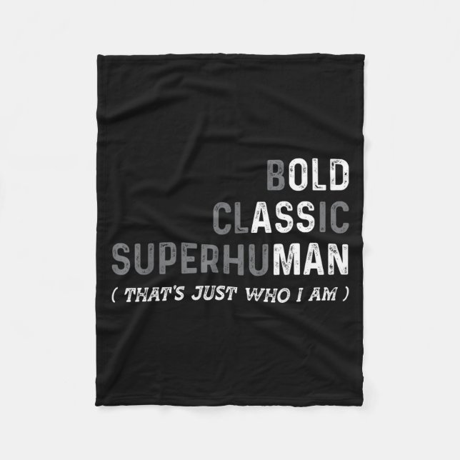 Funny Old Man Saying Gag Dad Father's Day Birthday Fleecefilt (Framsidan)