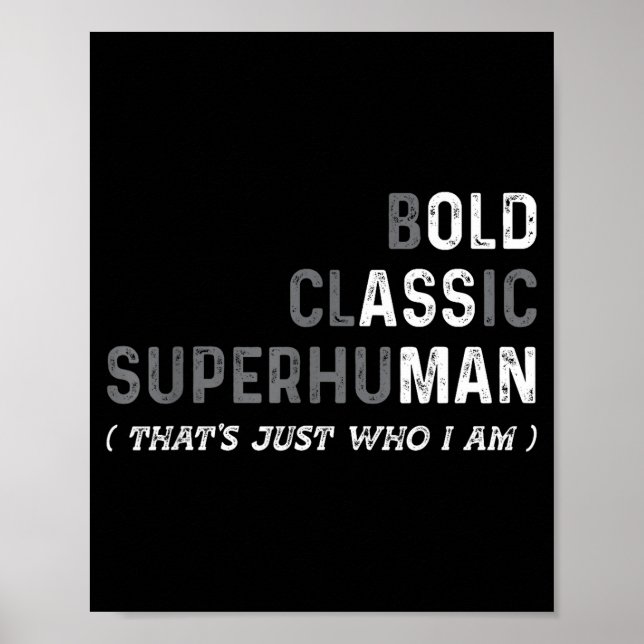 Funny Old Man Saying Gag Dad Father's Day Birthday Poster (Framsidan)