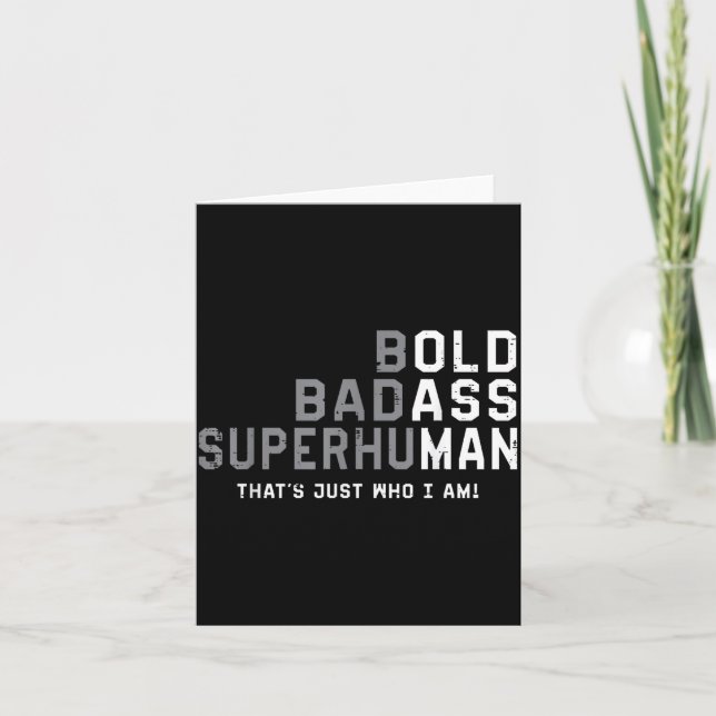 Funny Old Man Saying Gag Gift Fathers Day Birthday Kort (Framsida)