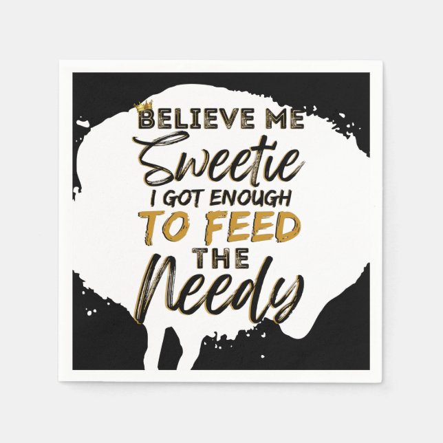 Funny Old school 90-årsjubileum Hip hop Pappersservett (Framsidan)