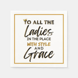 Funny Old school 90-årsjubileum Hip hop Pappersservett