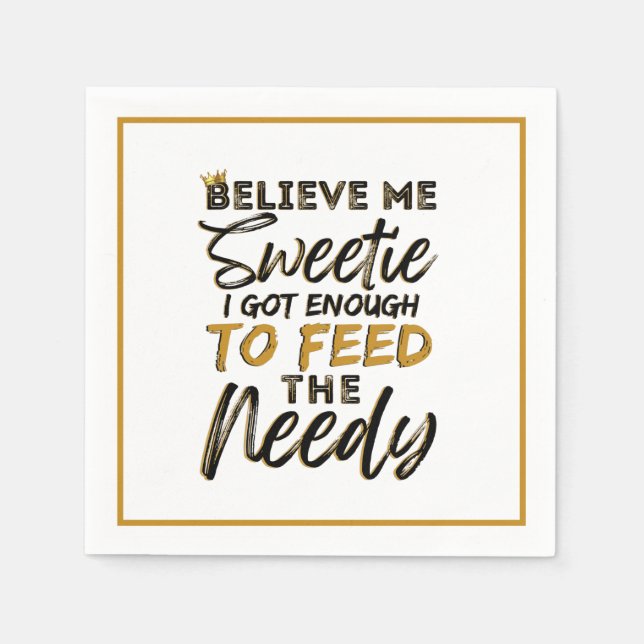 Funny Old school 90-årsjubileum Hip hop Pappersservett (Framsidan)