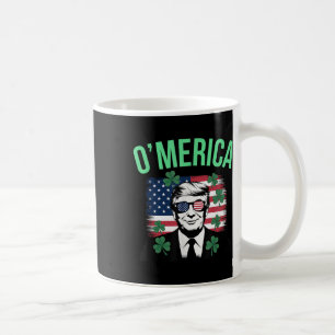Funny Omerica American Flagga Donald Trump St Kaffemugg