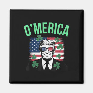 Funny Omerica American Flagga Donald Trump St Magnet