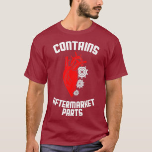 Funny omringning av omslag i hjärtat innehåller ef t shirt