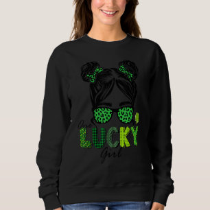 Funny One Lucky Girl Irish Saint patrick Day Matc T Shirt