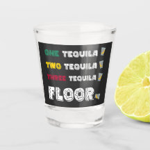 Funny One Tequila Two Tequila Three Tequila Golv