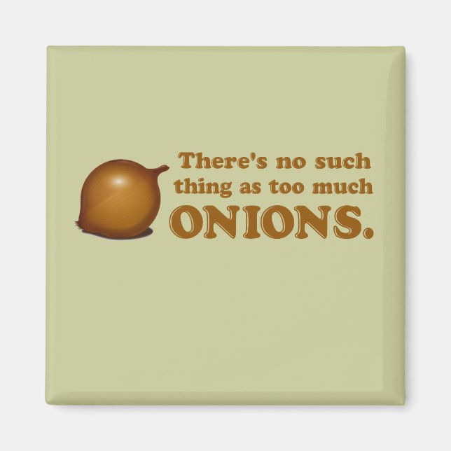 Funny Onions Magnet (Framsidan)