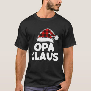 Funny Opa Claus jul Pajamas Santa Gift T Shirt
