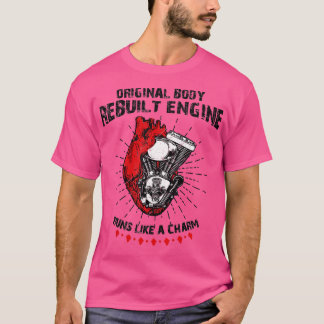 Funny Open Heart kirurgi Original Body Rebuild Eng T Shirt